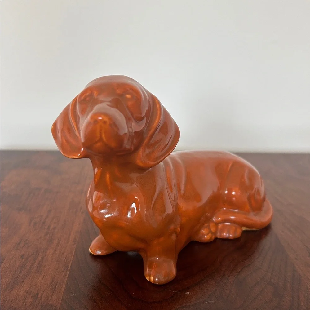Vintage Ceramic Dachshund Figurine - Picture 3 of 5